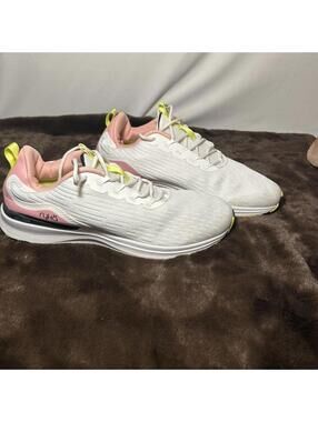 Ryka Myriad Womens White Mesh Running & Training Shoes 10 Medium